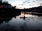 Evening canoeing